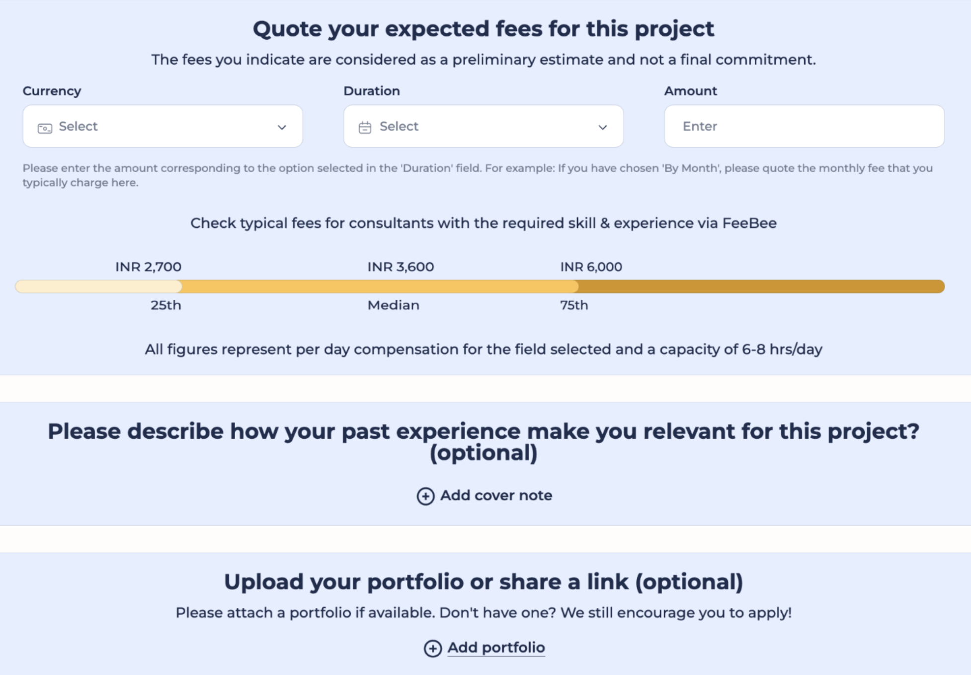 Quote Fee Project Flexing It
