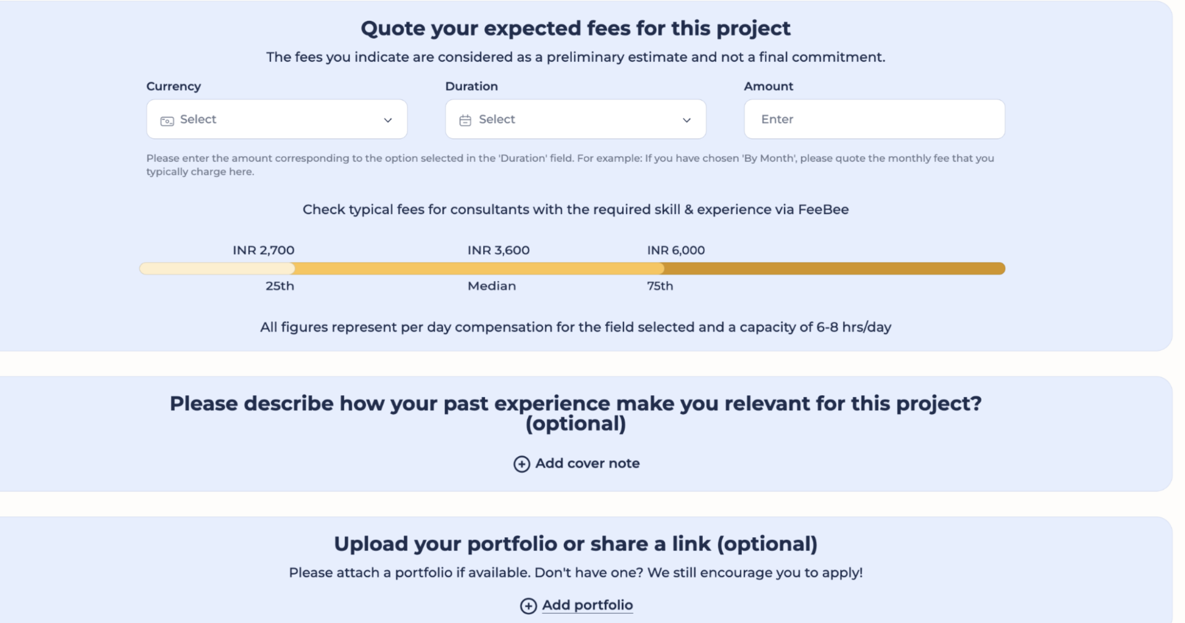 Quote Fees